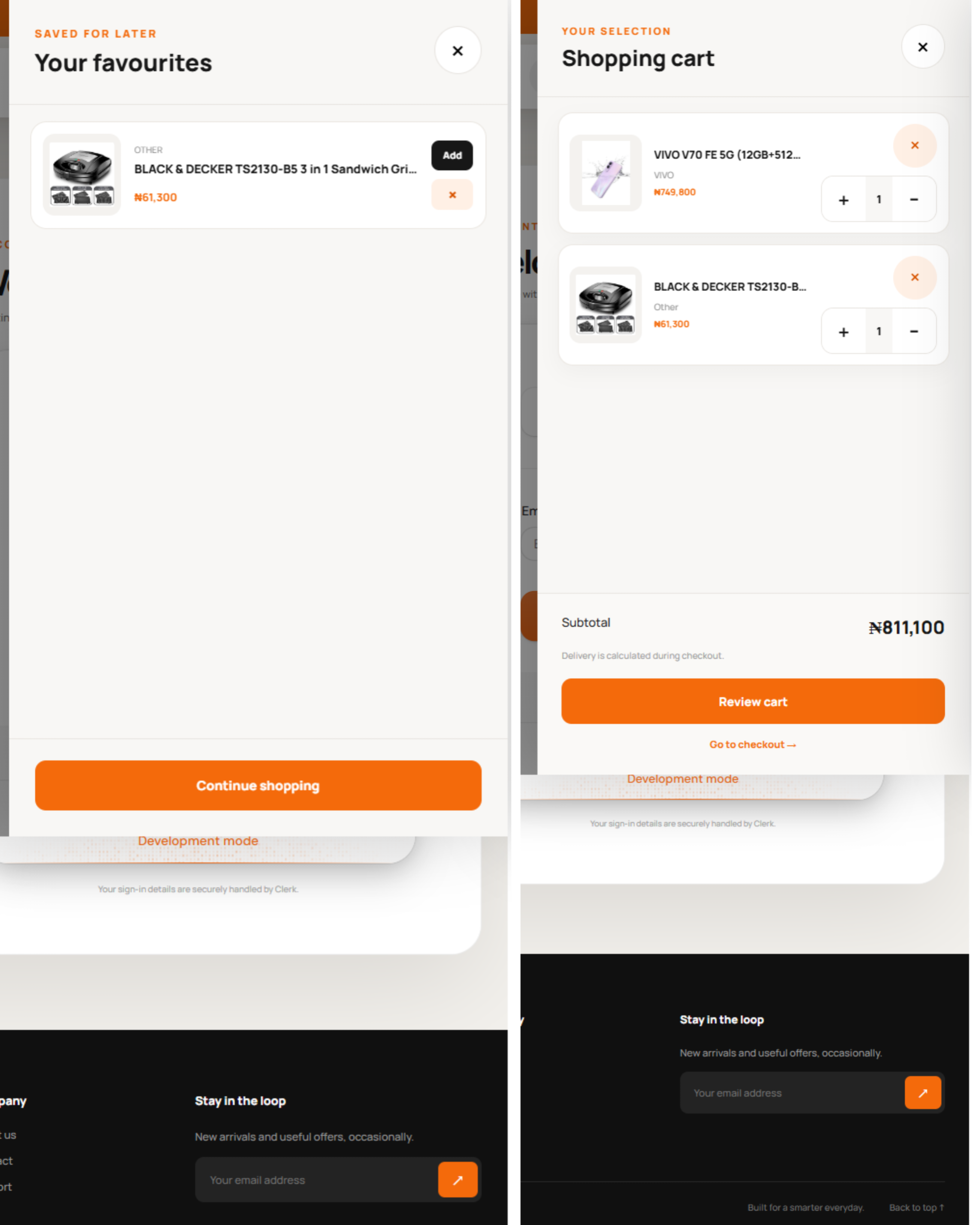 Gearzza ecommerce admin dashboard for technology store management